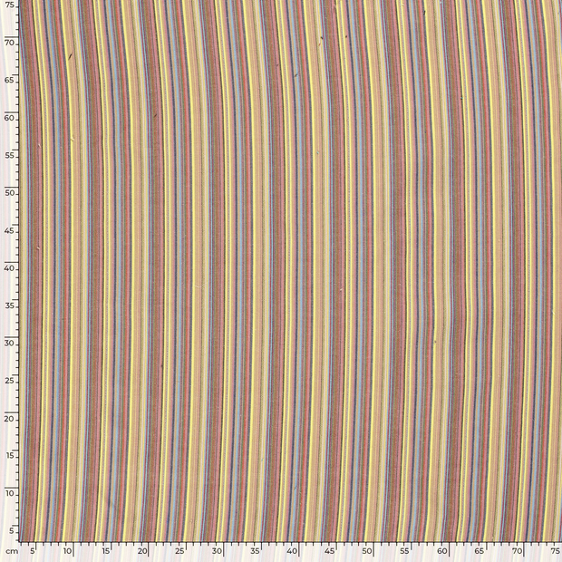Jacquard tissu rayures Multicolore