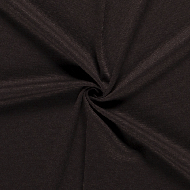 Punta di Roma fabric Unicolour Dark Brown