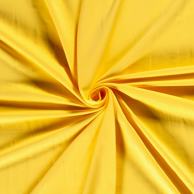 French Terry fabric Yellow brushed 