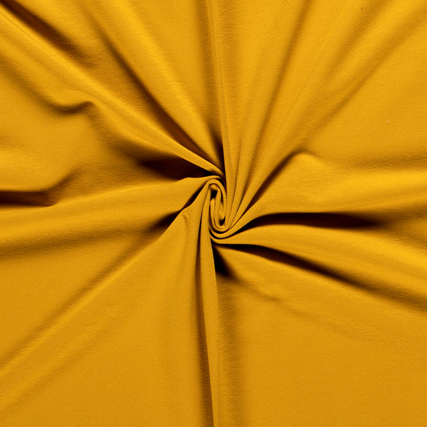 French Terry fabric Unicolour Oker
