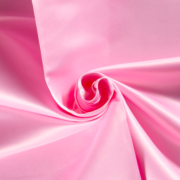 Satin Duchesse fabrik Uni Helles Pink