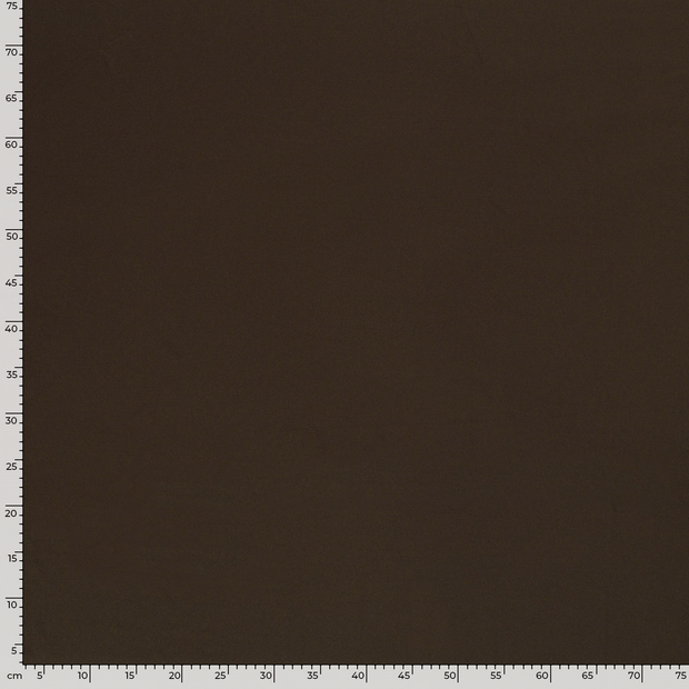 Sportswear Jersey stof Effen Bruin