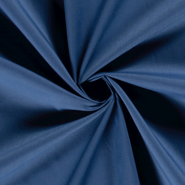 Cotton Poplin fabric Unicolour Cobalt