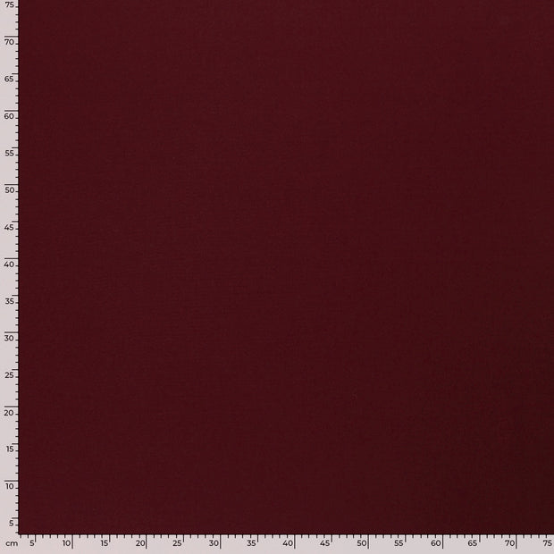 Punta di Roma fabric Unicolour Bordeaux