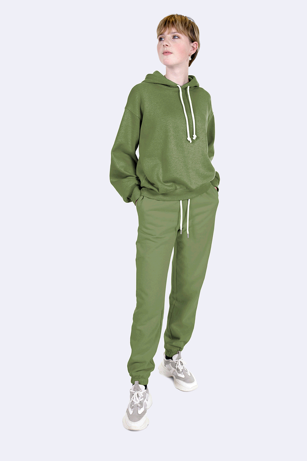 Jogging fabric Unicolour Apple Green