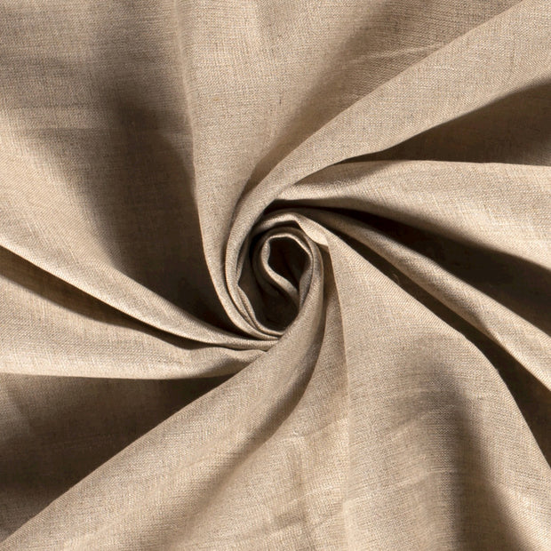 Linen fabric Unicolour Beige