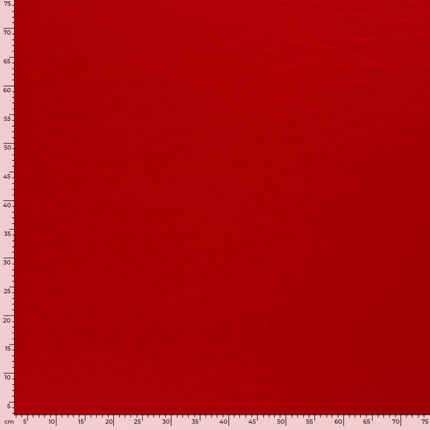 Punta di Roma fabric Unicolour Red