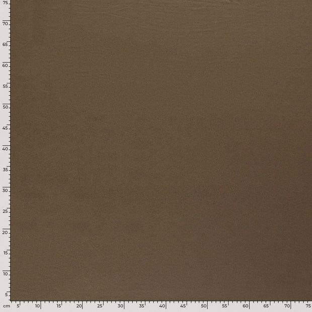 Viscose Jersey fabric Unicolour Brown Taupe