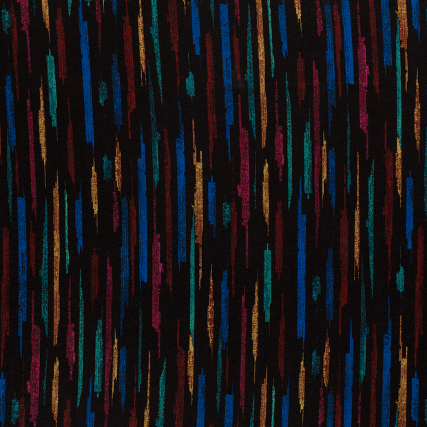 Poly Viscose Jersey fabric Dark Green matte 