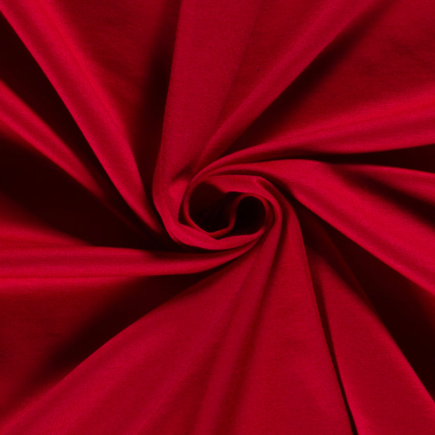 Punta di Roma fabric Unicolour Dark Red