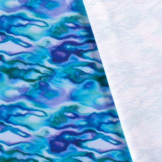 Jogging fabric Paint Stripes digital printed 