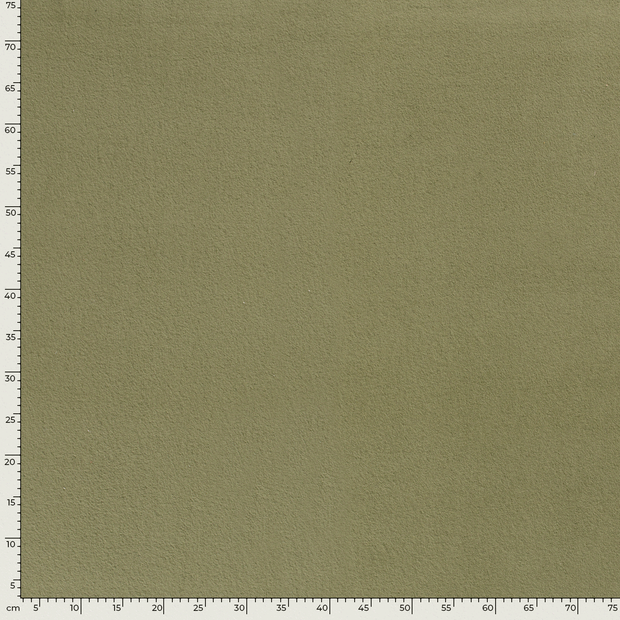 Cotton Fleece fabric Unicolour Forest Green