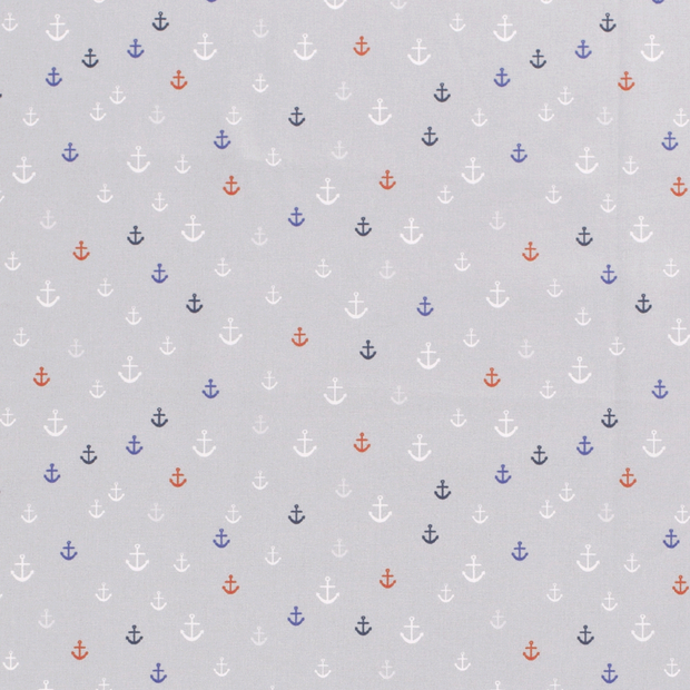 Cotton Poplin fabric Anchors 