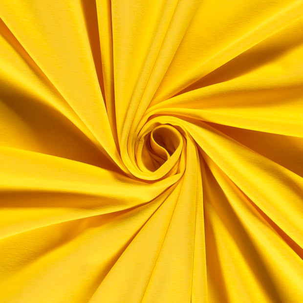 Cotton Jersey fabric Unicolour Yellow