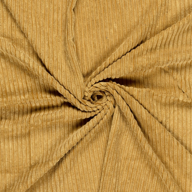 Corduroy 4.5w fabric Oker brushed 