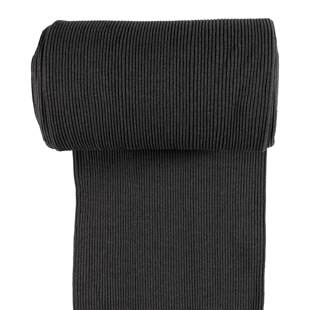 Cuff Material 3x3 rib fabric Dark Grey matte 