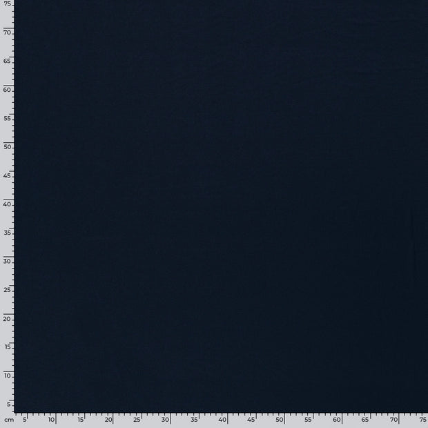 Jersey de Viscose tissu Unicolore Bleu Marine
