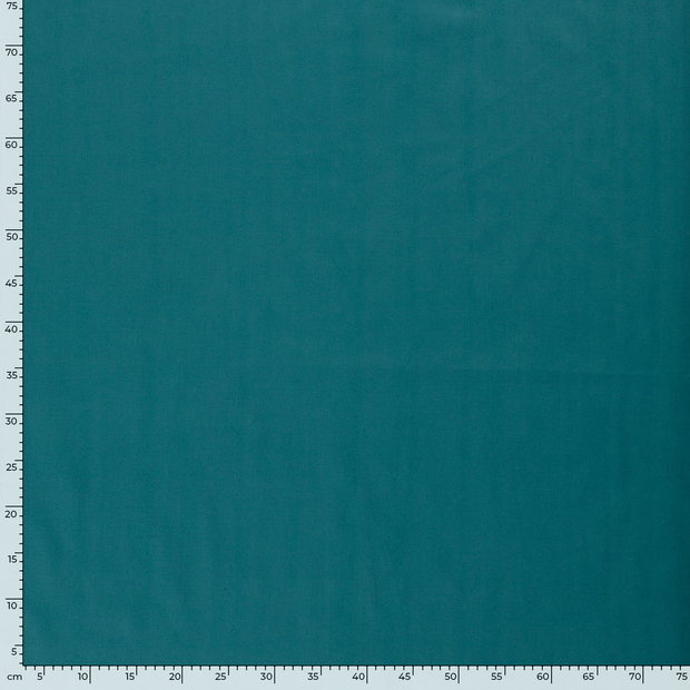 Voile fabric Unicolour Petrol