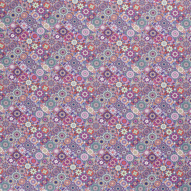 Cotton Poplin fabric Cobalt matte 