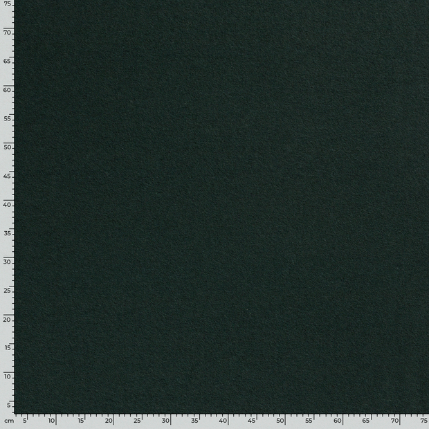 Chiffon en laine tissu Unicolore Vert foncé
