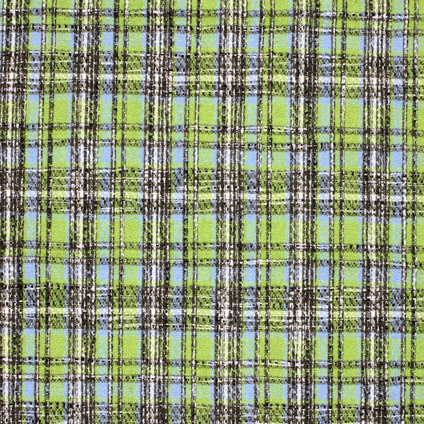 Jacquard fabric Lime Green texturized 