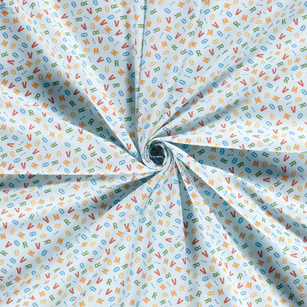 Cotton Poplin fabric printed 