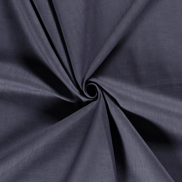 Ramie Linen fabric Steel Blue 
