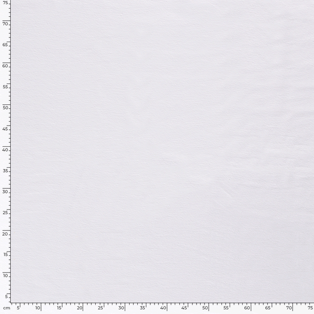 Flannel fabric Unicolour Optical White