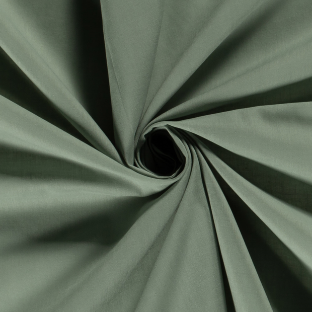 Voile fabric Unicolour Dark Mint