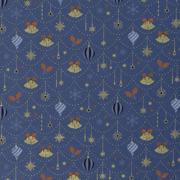 Cotton Poplin fabric Christmas 