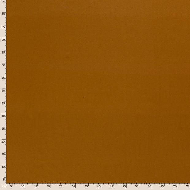 Cotton Jersey fabric Unicolour Caramel