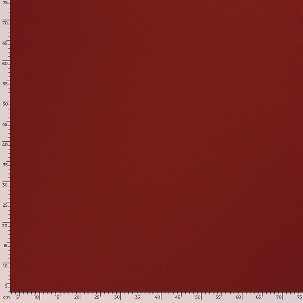 Burlington tissu Unicolore Rouge