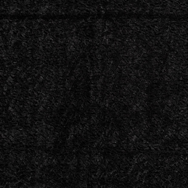 Fake Fur fabric Black matte 