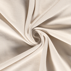 Ottoman jersey Unicolour Ivory