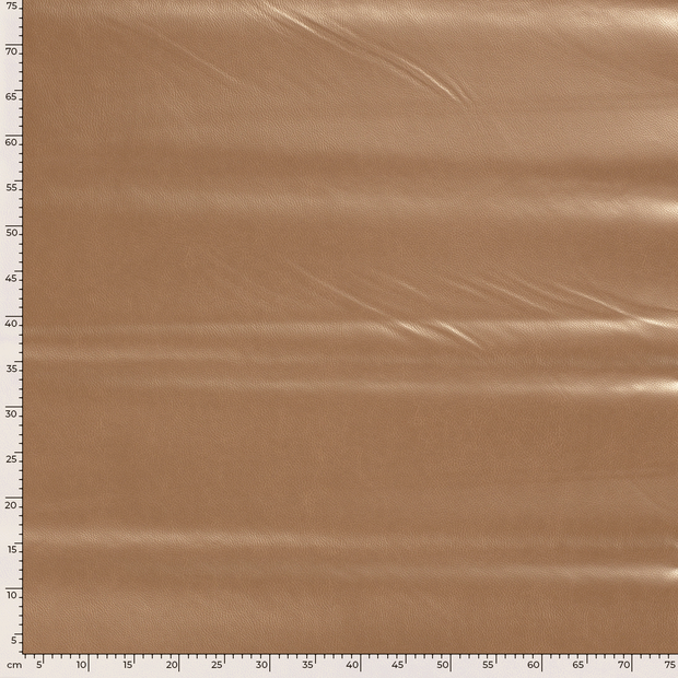 Artificial Leather fabric Unicolour Rose Gold