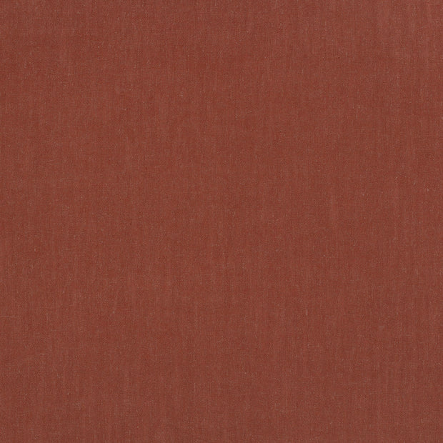 Woven Viscose Linen fabric Brique matte 