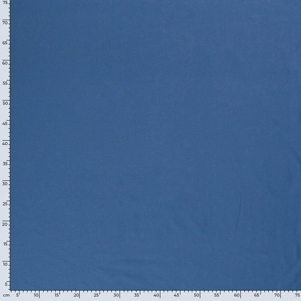 Jersey de Coton tissu Unicolore Indigo