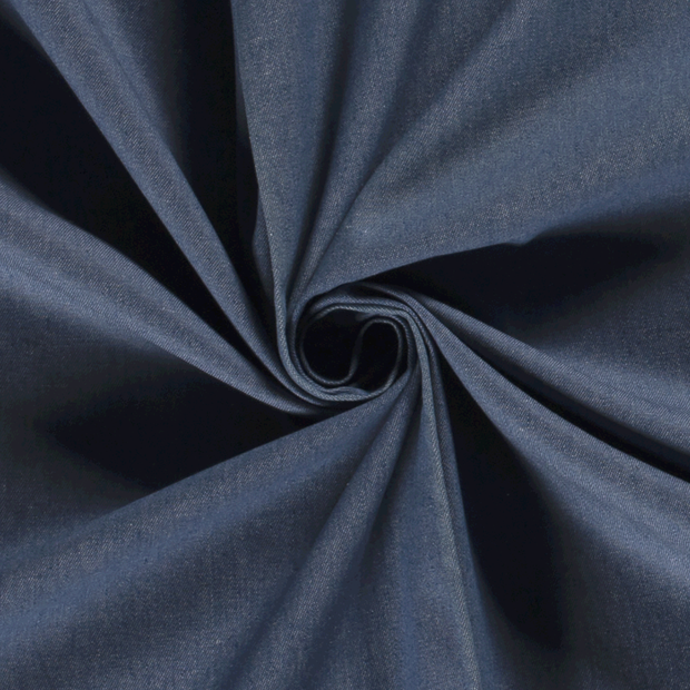 Denim fabric Unicolour Indigo