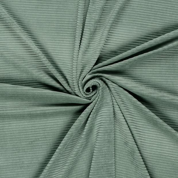 Nicky Velours Rib fabric Mint 