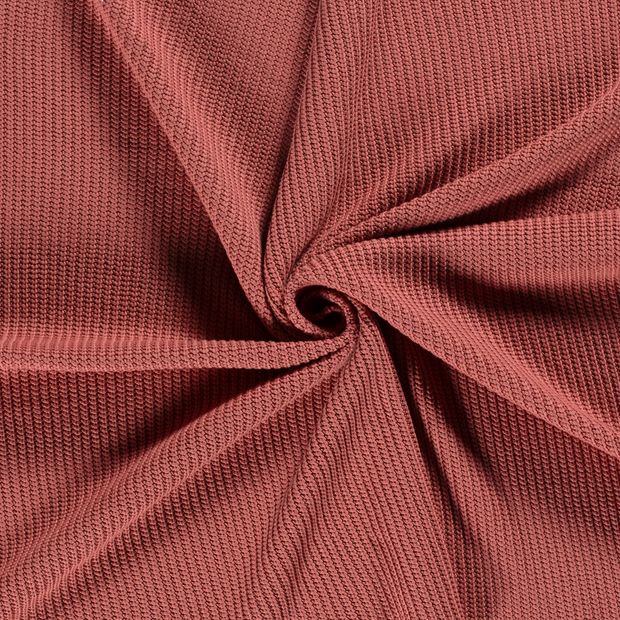Heavy Knit tissu Vieux rose 