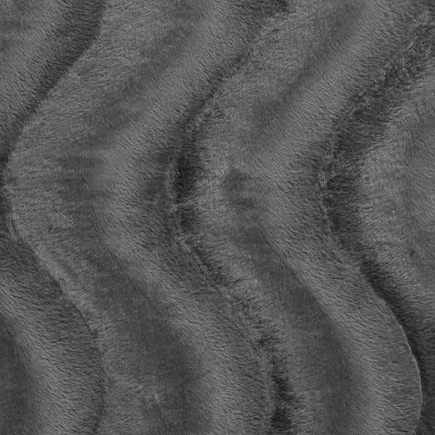 Velours fabric Unicolour Dark Grey