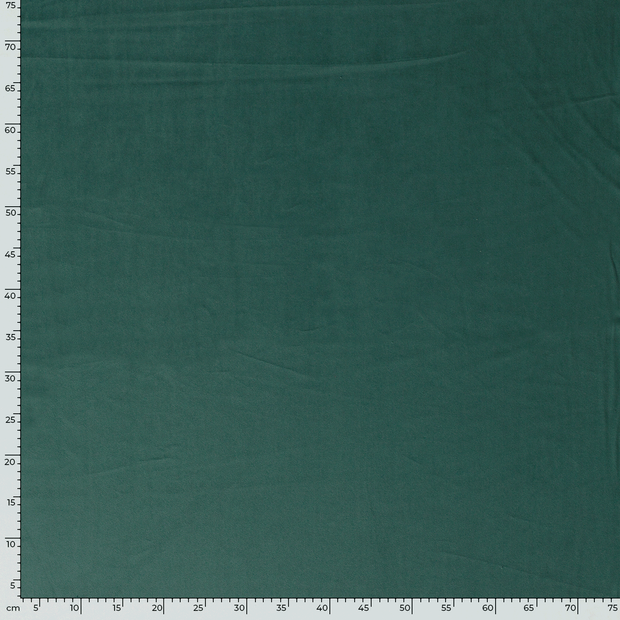 Velours tissu Unicolore Vert