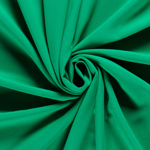 Moss Crêpe fabric Unicolour Green