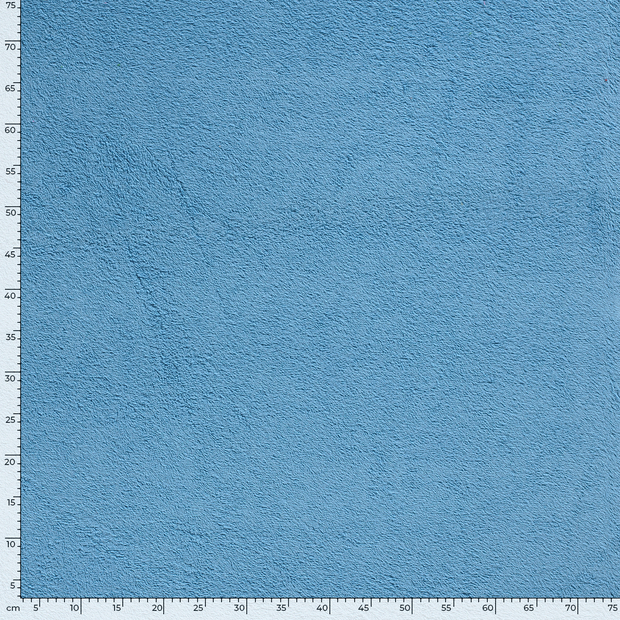 Terry Towelling fabric Unicolour Aqua