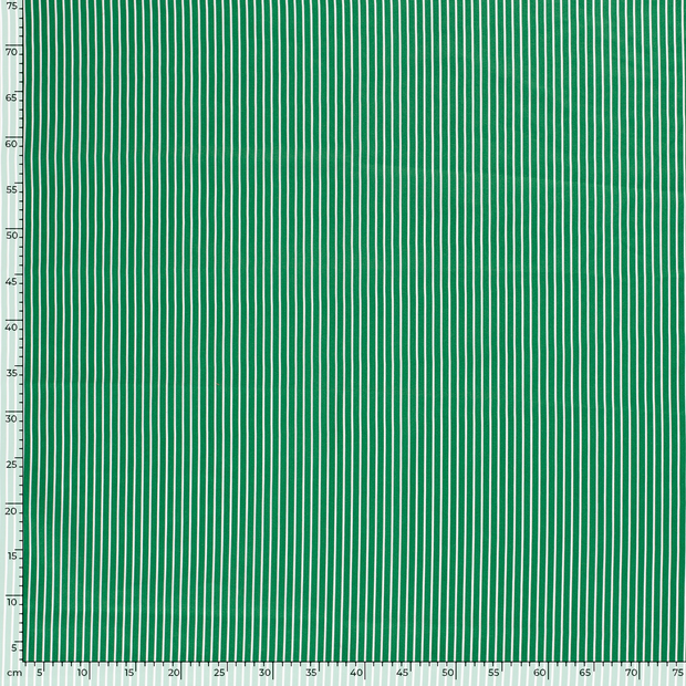 Cotton Poplin fabric Abstract Green