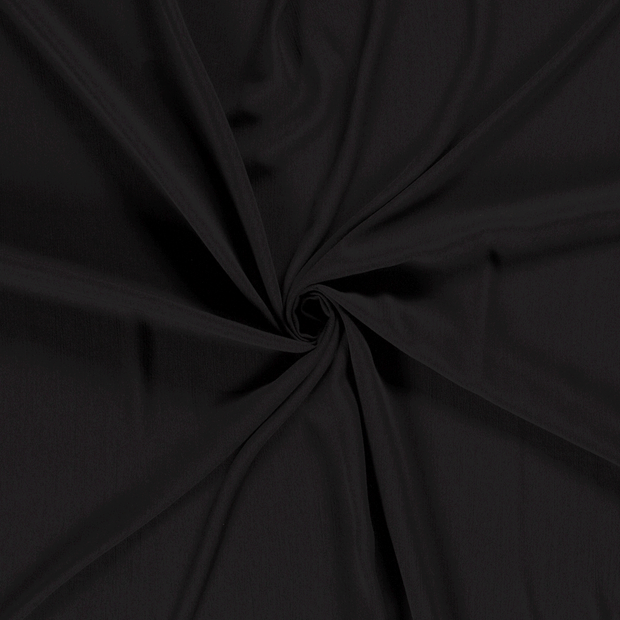 Borken Crepe fabric Black 
