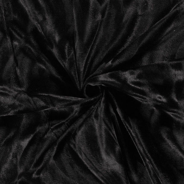 Velours fabric Black 