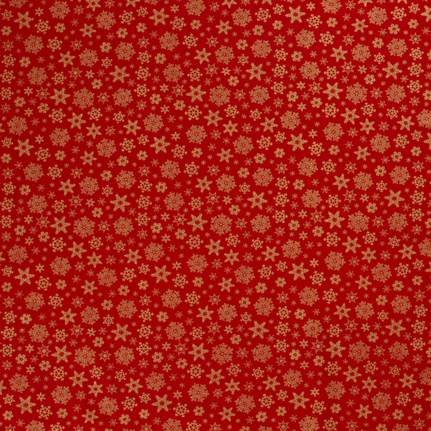Cotton Poplin fabric Red 