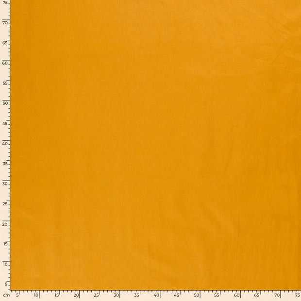 Cretonne tissu Unicolore Ocre