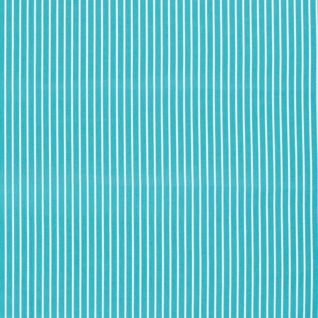 Cotton Poplin fabric Abstract Turquoise